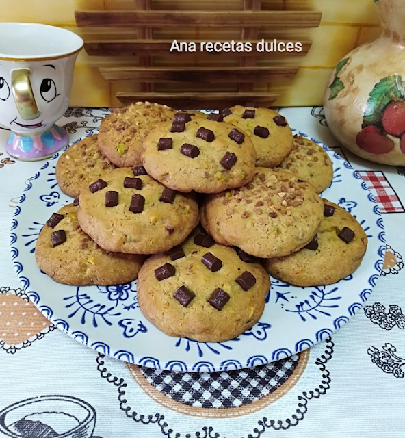 Cookies de cardamomo, naranja y pistachos - Ana Recetas Dulces