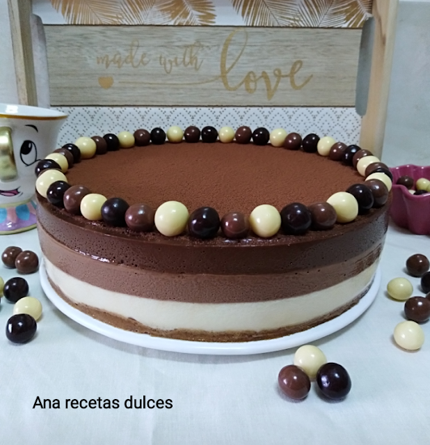 Tarta Tres Chocolates Con Y Sin Thermomix Ana Recetas Dulces