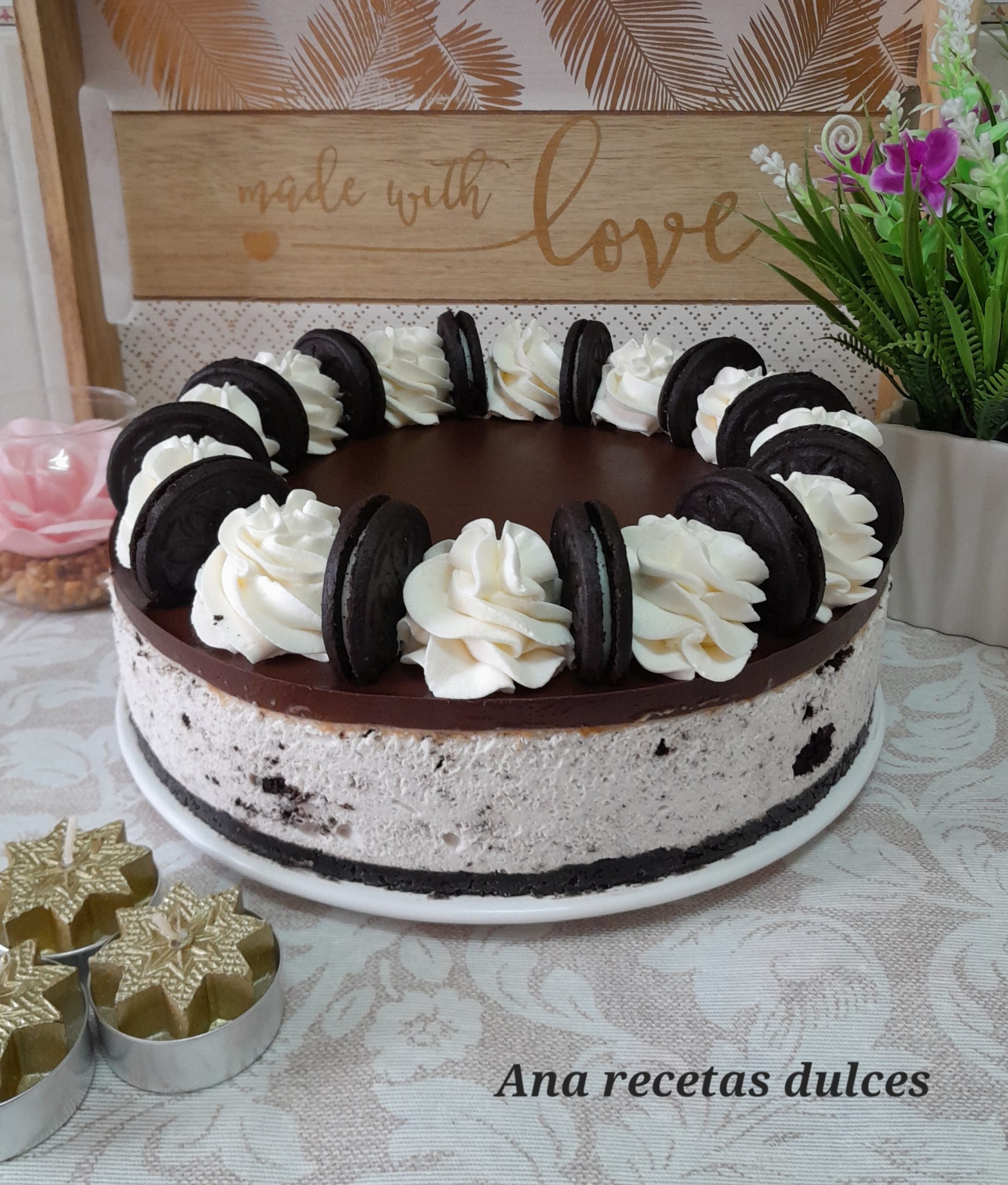Cheesecake de oreo (sin horno) - Ana Recetas Dulces