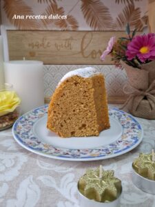 Bundt cake de boniato o batata 
