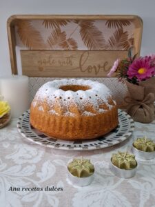 Bundt cake de boniato o batata 
